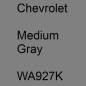 Preview: Chevrolet, Medium Gray, WA927K.